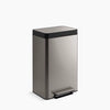 Kohler Dual-compartment step trash can