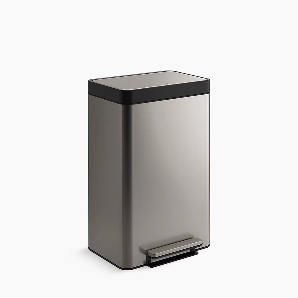 Kohler Dual-compartment step trash can