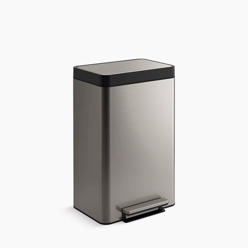 Kohler Dual-compartment step trash can