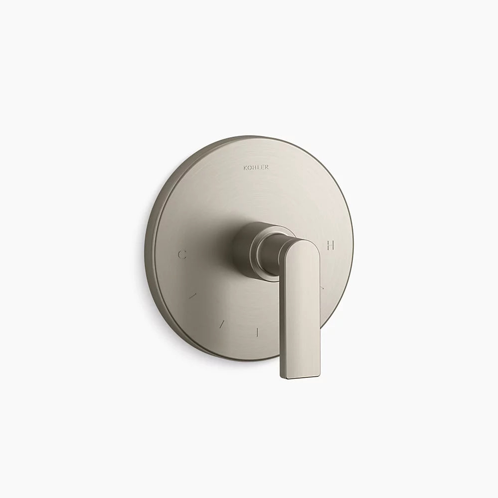 Kohler MasterShower® temperature control valve trim with lever handle