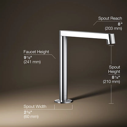 Kohler Deck-mount bath spout with Row design