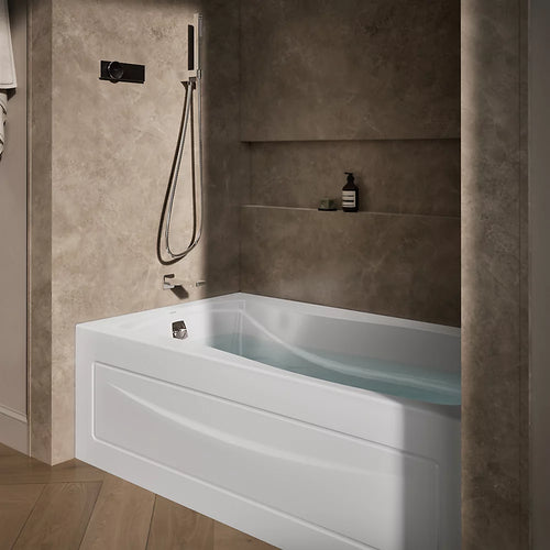 Kohler Mariposa 66" x 36" Alcove bath, left drain
