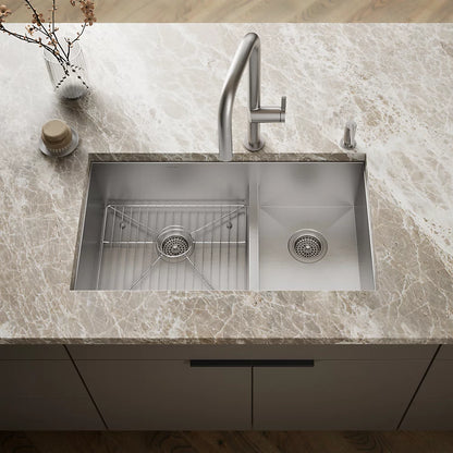 Kohler Vault Smart Divide Top- Double-bowl 33-Inch Undermount Kitchen Sink