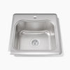 Kohler Staccato Top-Mount Single-bowl 20-Inch Undermount Kitchen Sink