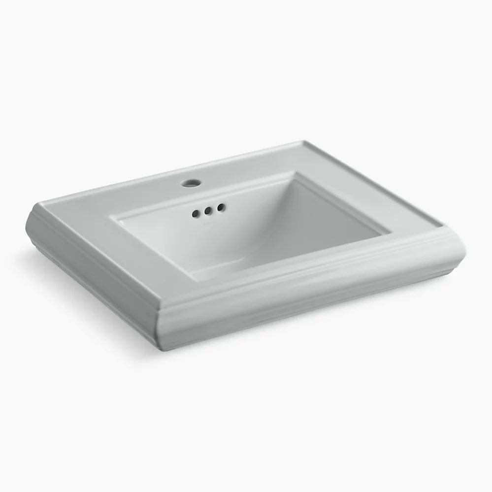 Kohler Pedestal/console table bathroom sink basin with single faucet-hole drilling