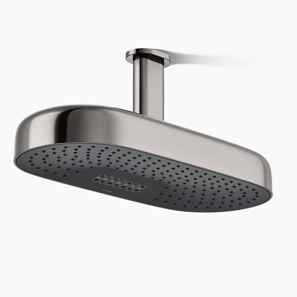 Kohler Oblong 18" two-function rainhead, 2.5 gpm