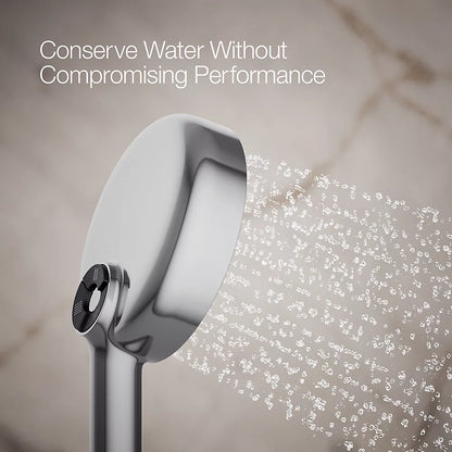 Kohler Round three-function handshower, 1.75 gpm