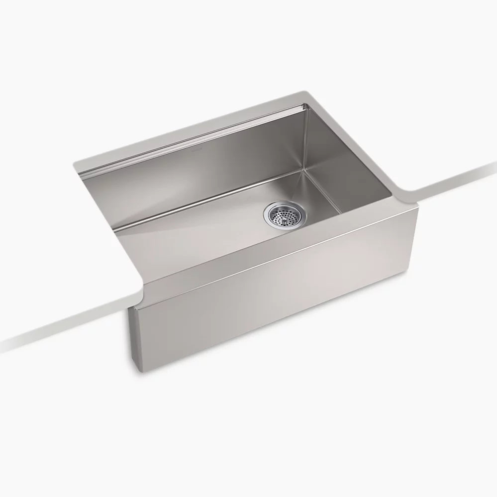 Kohler 29-1/2" undermount single-bowl farmhouse workstation kitchen sink