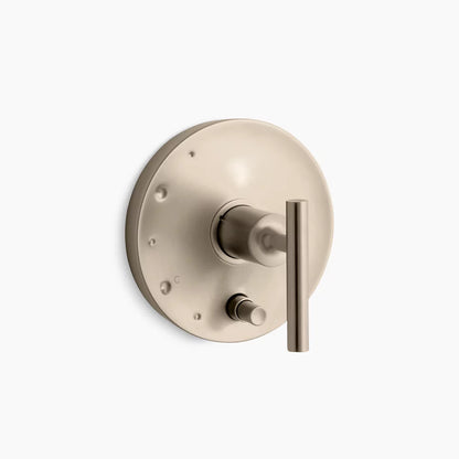 Kohler Rite-Temp® valve trim with push-button diverter and lever handle