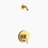 Kohler Rite-Temp® shower trim kit with push-button diverter, less showerhead