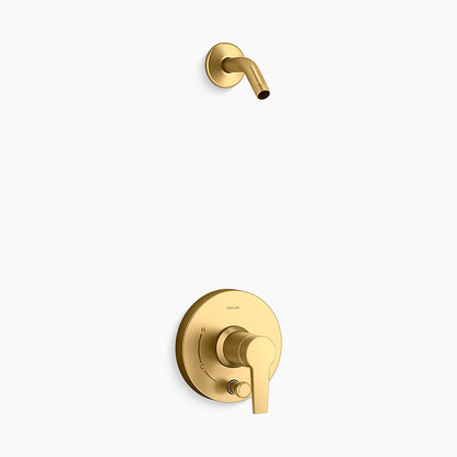 Kohler Rite-Temp® shower trim kit with push-button diverter, less showerhead