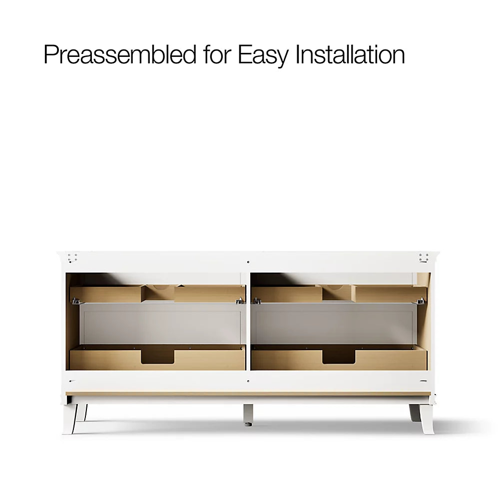 Kohler 72" bathroom vanity cabinet