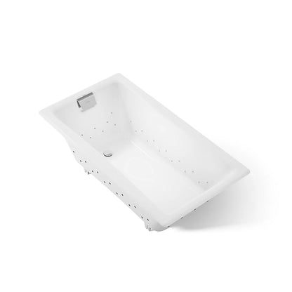 Kohler Tea-for-two Heated Bubblemassage Air Bath 60 x 32-Inch Drop-In Bathtub