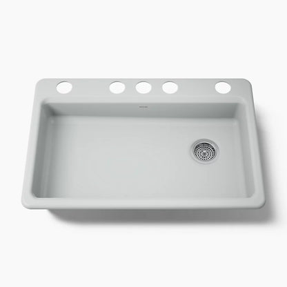 Kohler Riverby® 33" undermount single-bowl kitchen sink