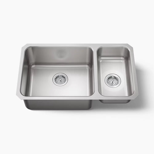 Kohler Undertone® 31-1/2" undermount double-bowl kitchen sink