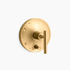 Kohler Rite-Temp® valve trim with push-button diverter and lever handle