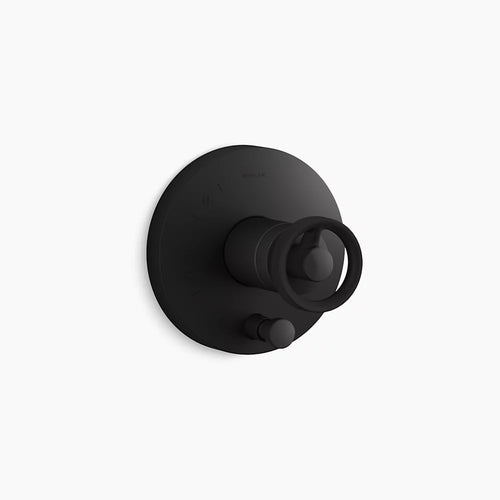 Kohler Rite-Temp® valve trim with Industrial handle and diverter