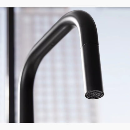 Kohler Touchless pull-down kitchen sink faucet with two-function sprayhead