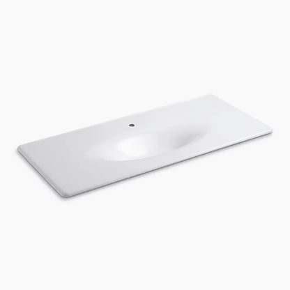 Kohler 49" Enameled cast iron vanity top with integrated oval sink