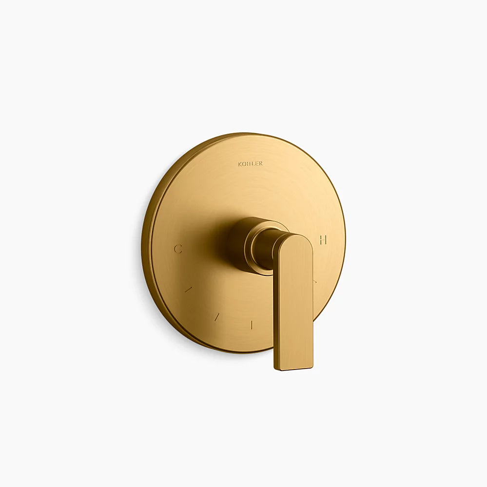 Kohler MasterShower® temperature control valve trim with lever handle