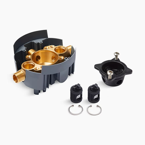 Kohler Valve body rough-in with service stops (supplied loose) and universal inlets