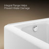 Kohler Mendota 60" x 32" alcove bath, left drain