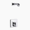 Kohler Rite-Temp® shower trim kit with push-button diverter, without showerhead