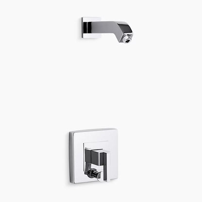 Kohler Rite-Temp® shower trim kit with push-button diverter, without showerhead
