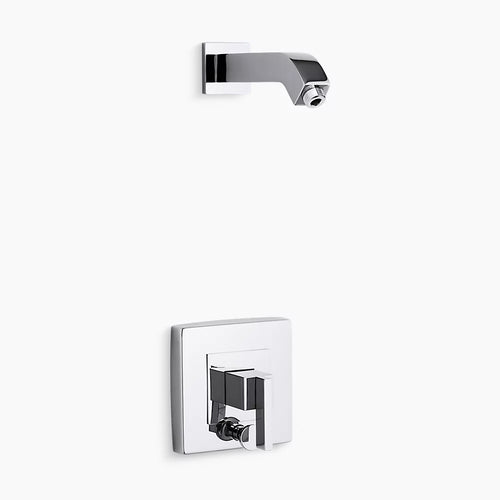 Kohler Rite-Temp® shower trim kit with push-button diverter, without showerhead