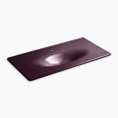 Kohler 43" Enameled cast iron vanity top with integrated oval sink