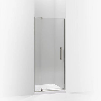 Kohler Pivot shower door, 70" H x 27-5/16 - 31-1/8" W, with 1/4" thick Crystal Clear glass