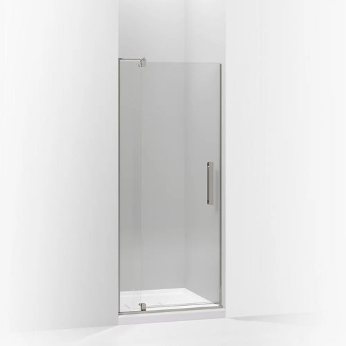 Kohler Pivot shower door, 70" H x 27-5/16 - 31-1/8" W, with 1/4" thick Crystal Clear glass