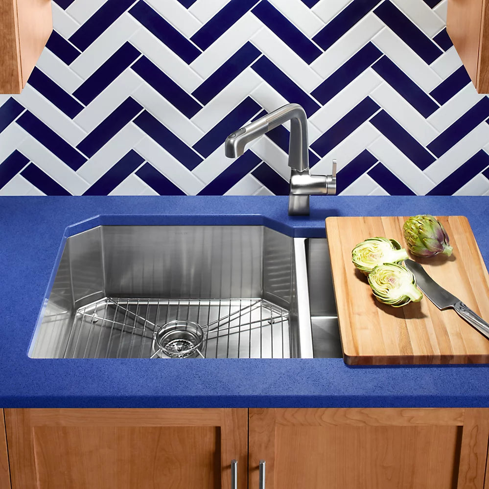 Kohler 35-1/2" undermount double-bowl kitchen sink