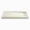 Kohler 60" x 32" alcove shower base, right offset drain