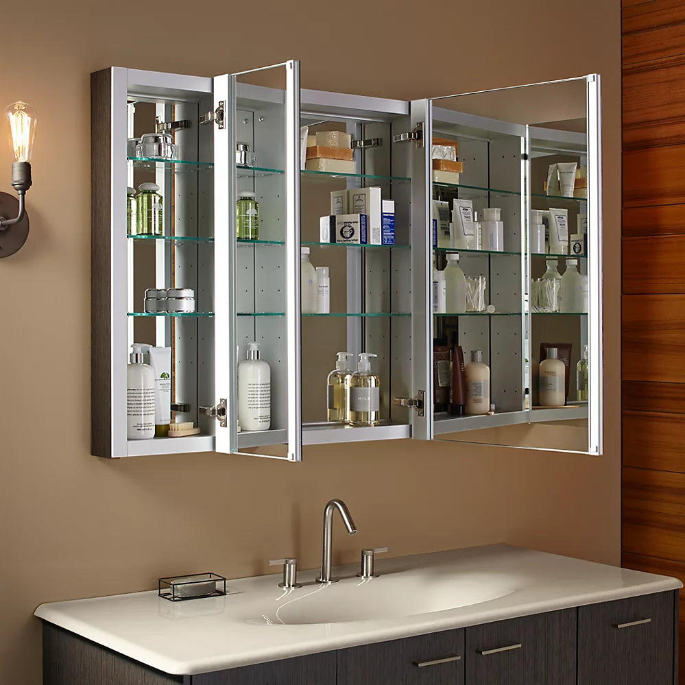 Kohler 40" x 30" three-door medicine cabinet