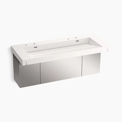 Kohler 60" wall-mount trough lavatory system