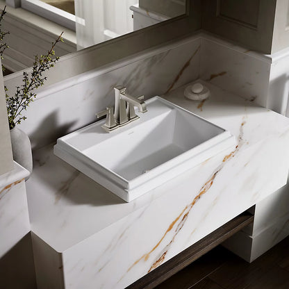 Kohler 21-3/4" rectangular drop-in bathroom sink
