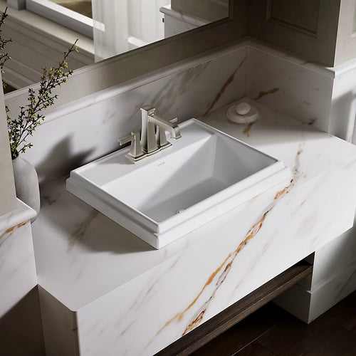 Kohler 21-3/4" rectangular drop-in bathroom sink