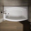 Kohler Expanse Alcove bath, left drain