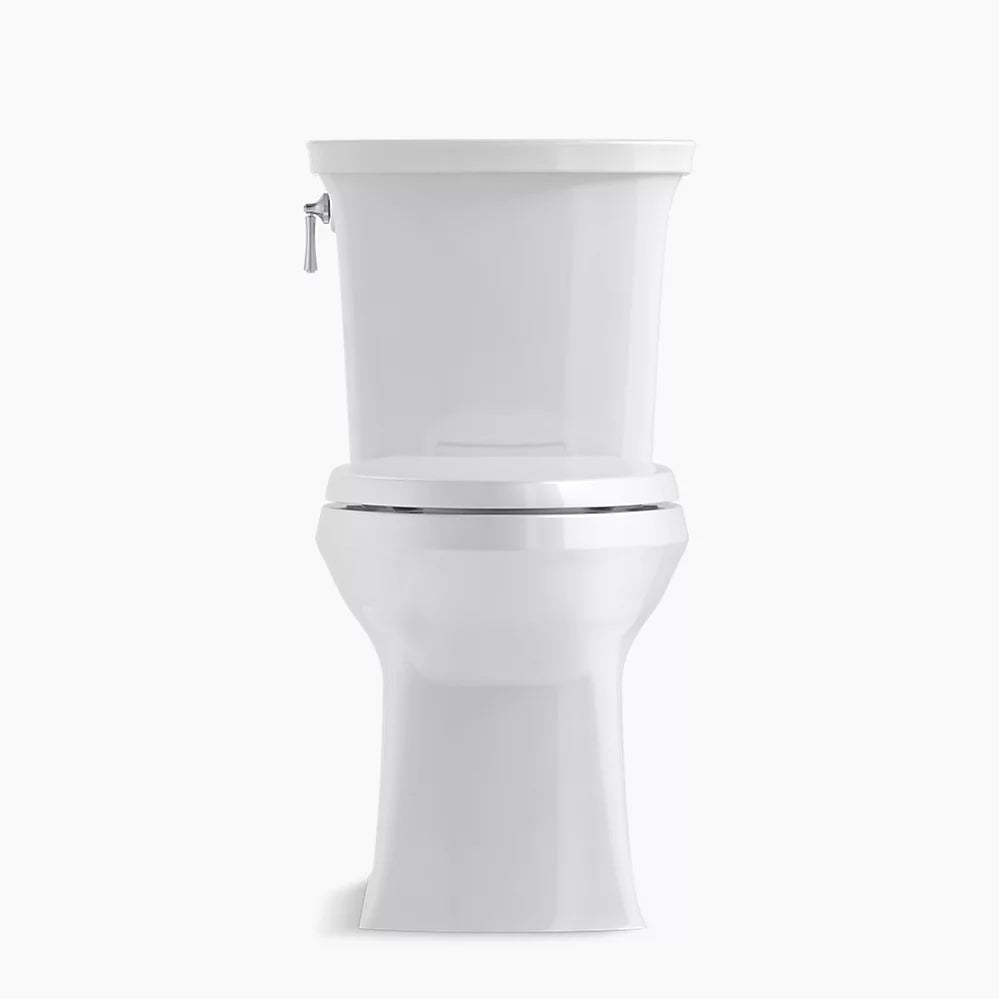 Kohler Two-piece elongated toilet with skirted trapway, 1.28 gpf
