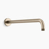 Kohler 19" wall-mount single-function rainhead arm and flange