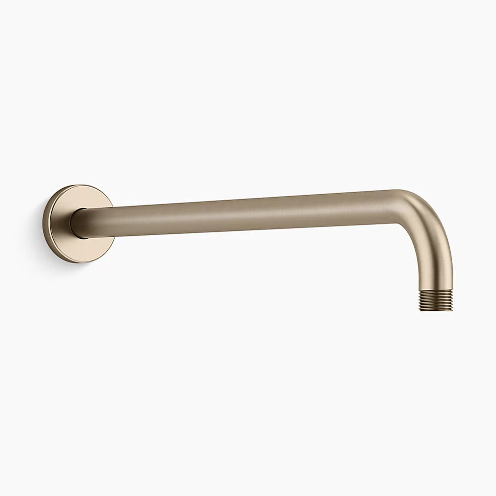 Kohler 19" wall-mount single-function rainhead arm and flange