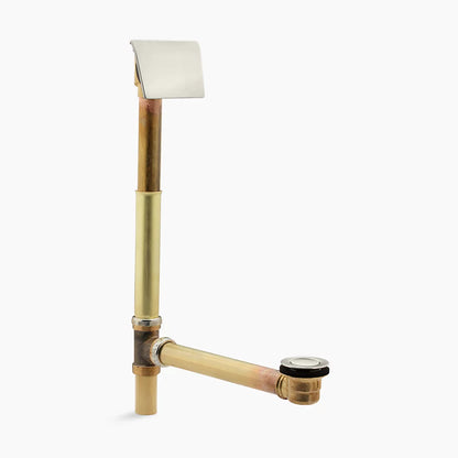 Kohler 1-1/2" contoured pop-up drain and overflow for above- or through-the-floor installation