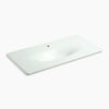 Kohler 43" Enameled cast iron vanity top with integrated oval sink