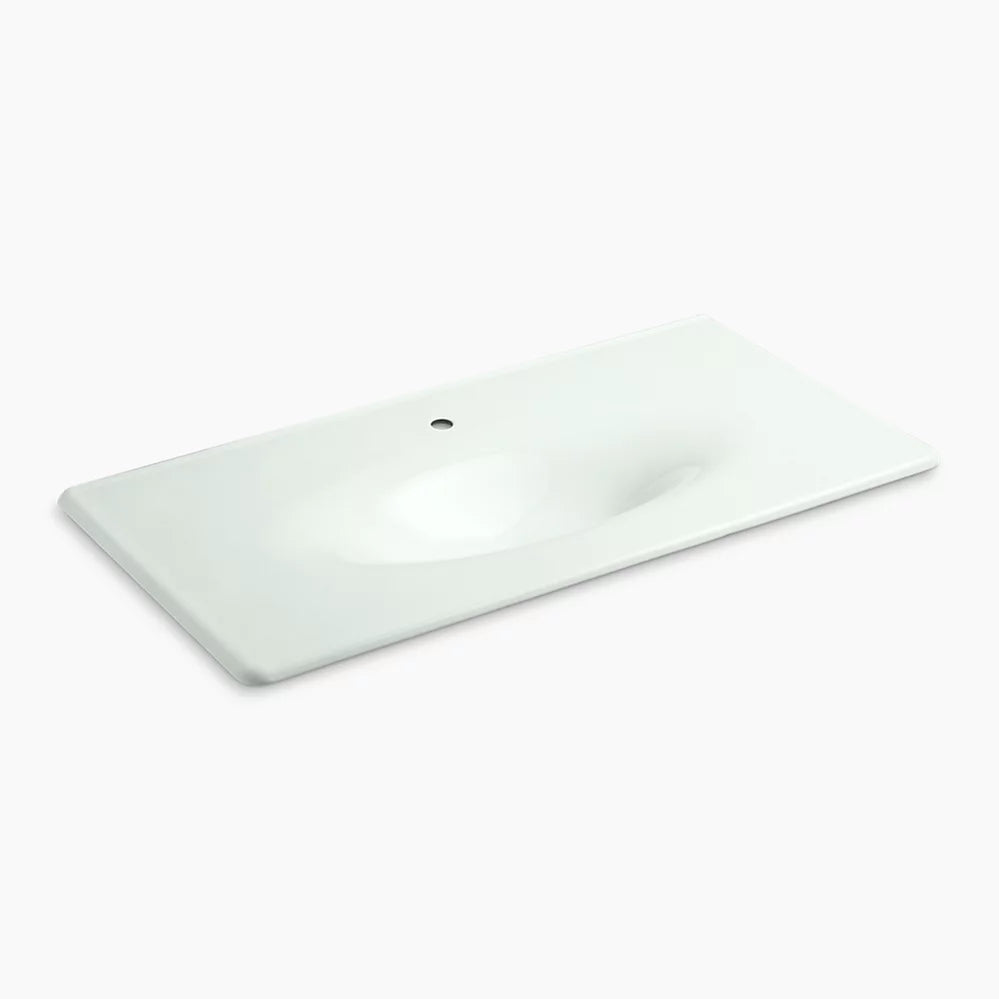 Kohler 43" Enameled cast iron vanity top with integrated oval sink