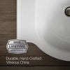Kohler 21" rectangular pedestal bathroom sink