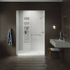 Kohler Rely® 60" x 32" alcove shower base, right drain