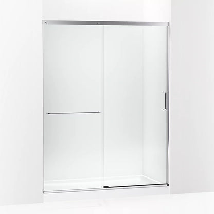 Kohler Tall 75-1/2" H sliding shower door with 5/16"-thick glass
