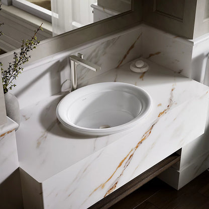 Kohler 21" oval drop-in bathroom sink