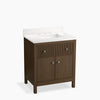 Kohler Malin By Studio Mcgee Cabinet and Quartz Top 30-Inch Single-Sink Bathroom Vanity